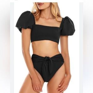 Women's High Waist Bikini Sets Swimwear 2 Piece Swimsuits